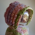 Baby In Bloom Bonnet - free crochet pattern broomstick lace crochet lace baby