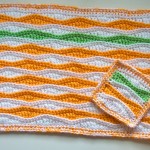 Summer Waves Placemat and Coaster Free Crochet Patterns
