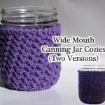 Free Crochet Pattern Mason Jar Cozy
