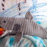 shark week pouch time free crochet pattern markers pencils child adult school