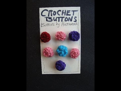 Make Your Own Buttons with Crochet!
