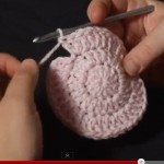 double crochet in the round video tutorial how to double crochet in the round how to crochet flat circles