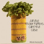 free crochet toy pattern free crochet finger puppet carrying case pattern