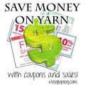 Save money on YARN! Get the best deals at the craft stores for the 2nd weekend in March 2013!