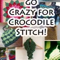 Free Crocodile Stitch Crochet Patterns with Tutorials! #crochet