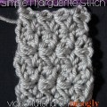 The Simple Marguerite Stitch - video tutorial, chart, and written instructions on moogly!
