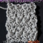 The Simple Marguerite Stitch - video tutorial, chart, and written instructions on moogly!