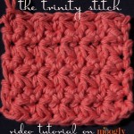 How to Crochet the Trinity Stitch - video tutorial, written instructions, and a chart!
