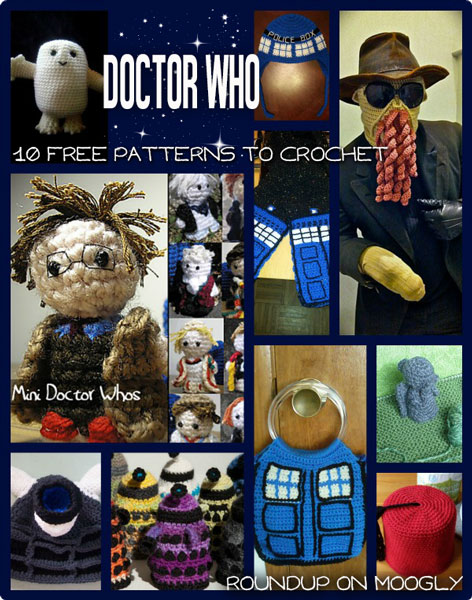 Doctor Who Crochet Patterns - all free! Grab your hooks and allons-y! Doctor Who Crochet Patterns - all free! Grab your hooks and allons-y!