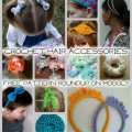 Crochet Hair Accessories - Perfect for summer! 12 free patterns