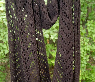 Chevron Lace Wrap: Free Crochet Pattern shawl scarf ripple fingering