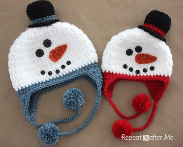 Ready, Set, Snow! 10 Free Crochet Snowman Patterns
