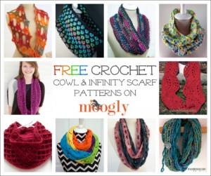 10 Free Cowl and Infinity Scarf #Crochet Patterns on Moogly!