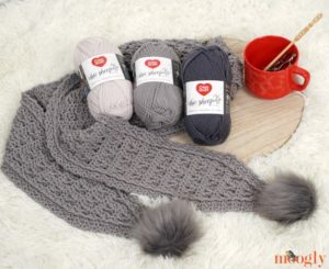 Final Frost Scarf - Free Crochet Pattern on Moogly