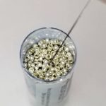 CLOVER Aghi Per Perline Swift Bead 7,6 Cm - 2 Pezzi, Acciaio Inossidabile, Per Uncinetto E Maglia - 2