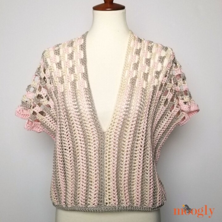 Easy Striped Summer Tee - on mannequin