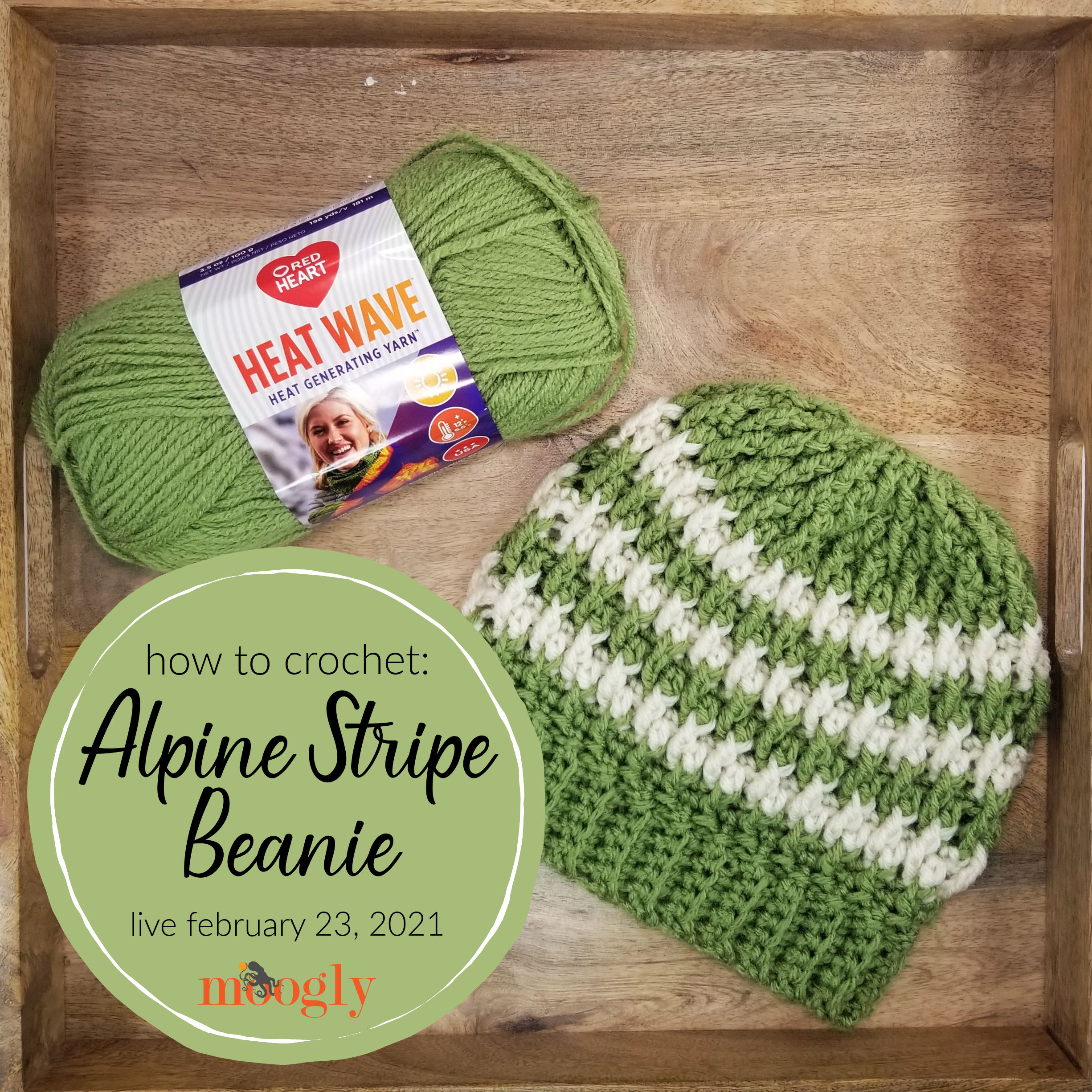 Alpine Stripe Beanie Tutorial - Moogly 
