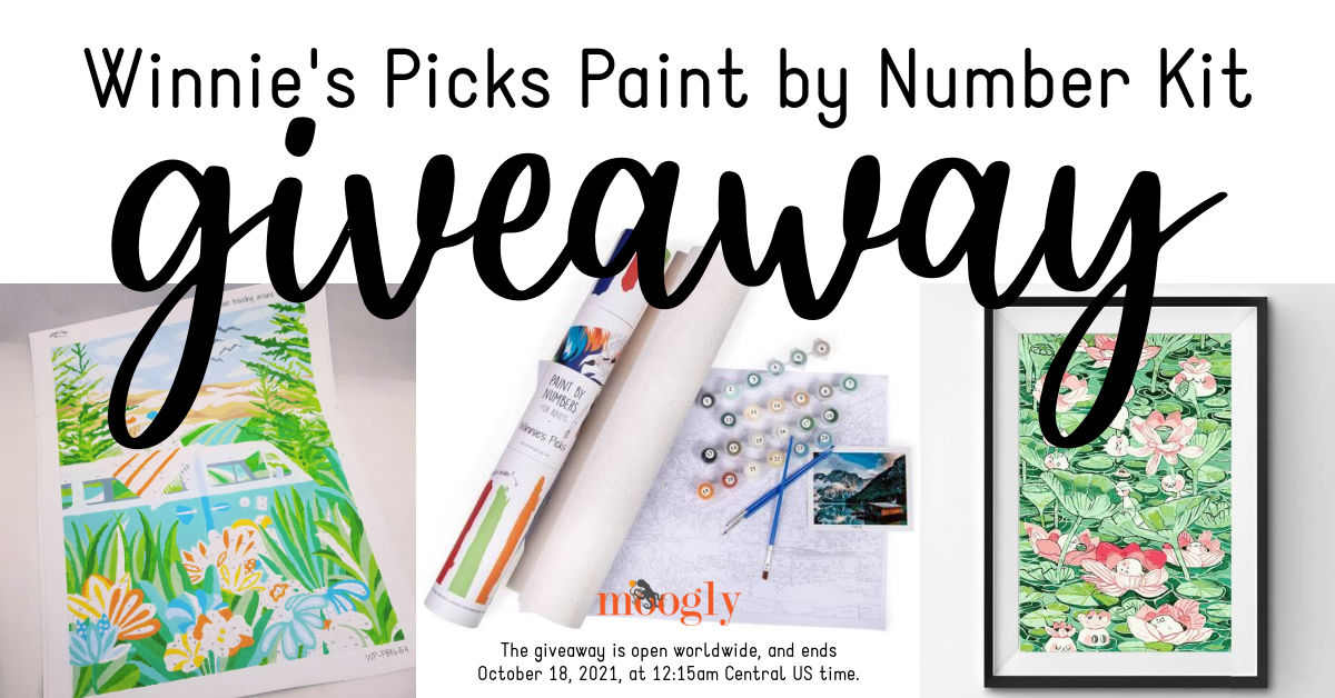 Winnie's Picks Paint by Number Review and Giveaway moogly