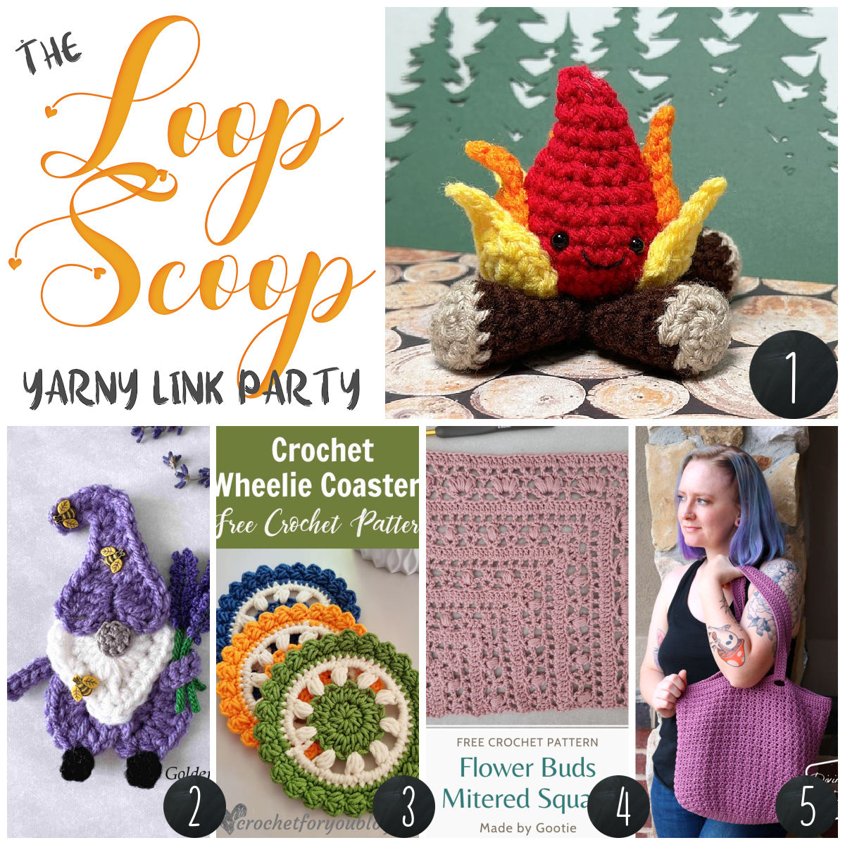 Loop Scoop 67 A Yarny Link Party moogly