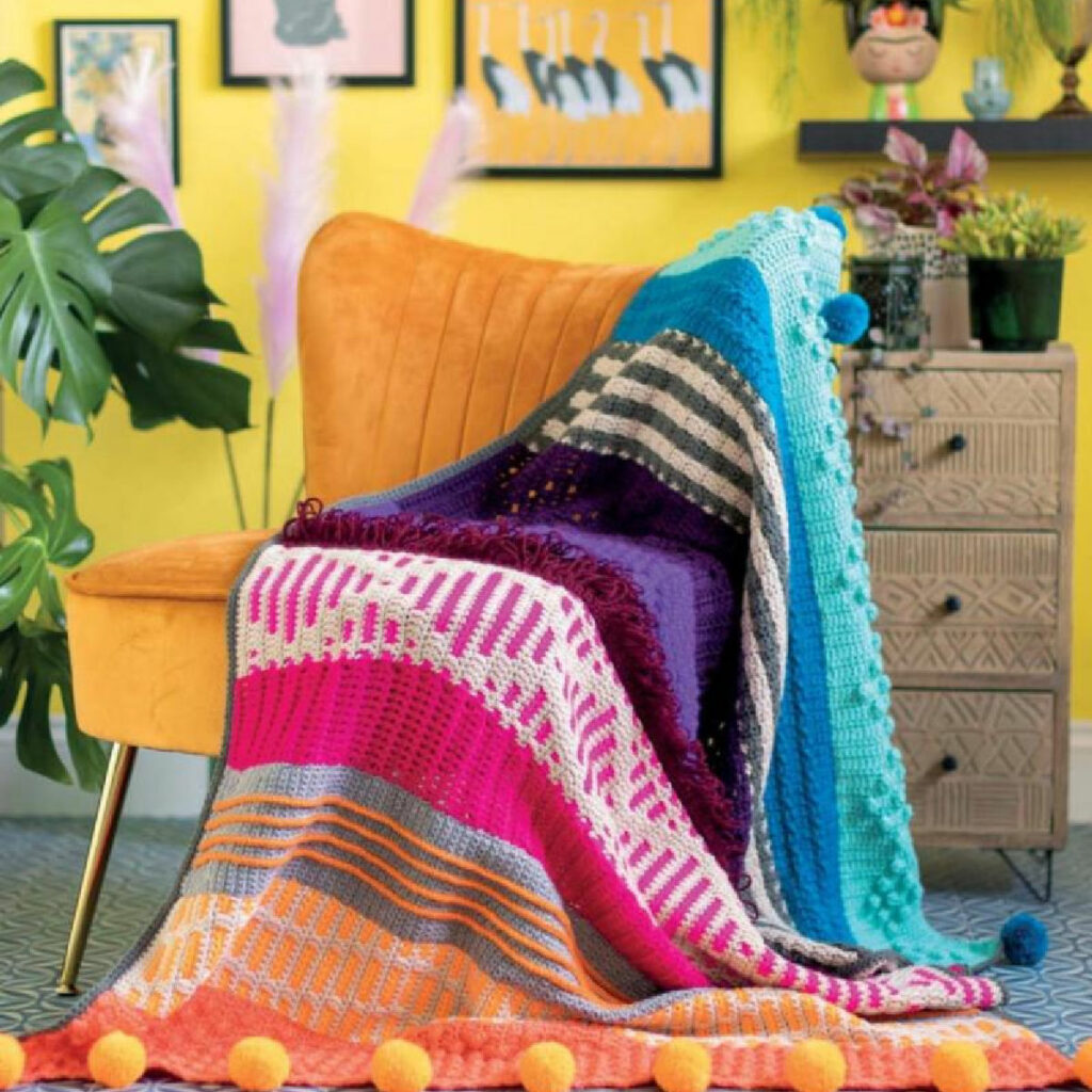 Picture of Mix and Match Modern Crochet Blankets by Esme Crick Giveaway - moogly