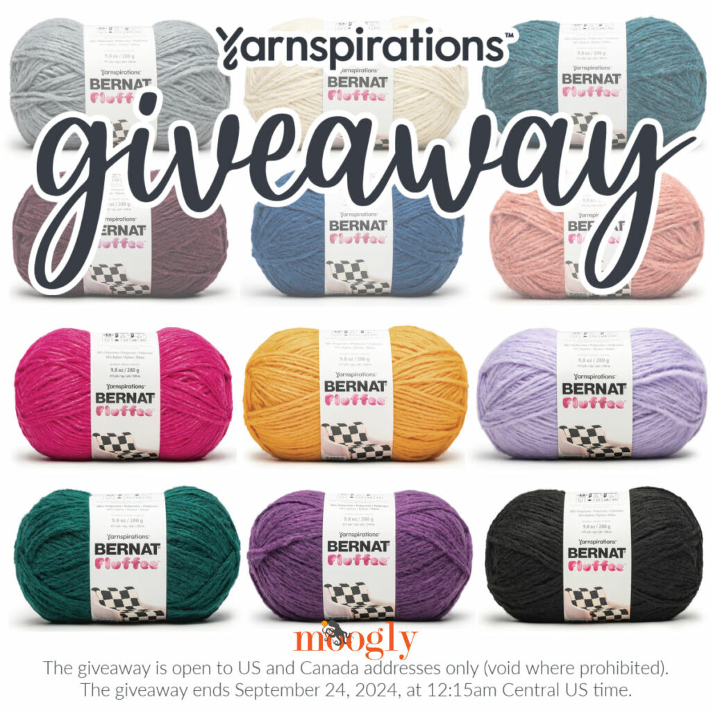 Bernat Fluffee Yarn Giveaway - Win 4 Skeins on Moogly