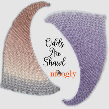 Odds Are Shawl: Moogly January 2025 Crochet Along