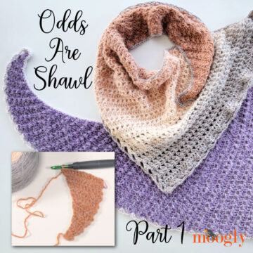 Odds Are Shawl Part 1 on Moogly