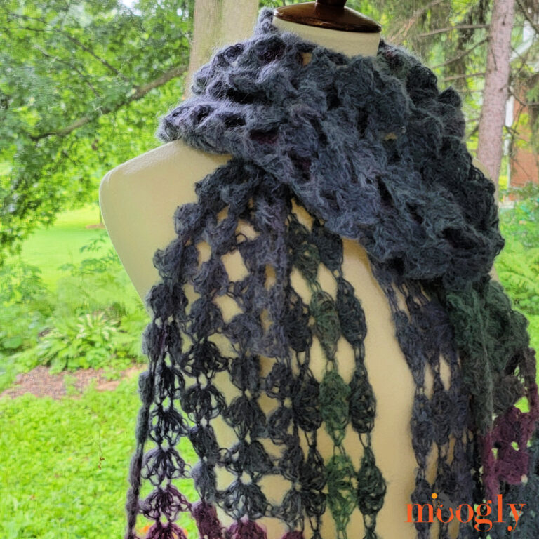 Twilight Haze Scarf - Free Crochet Pattern on Moogly