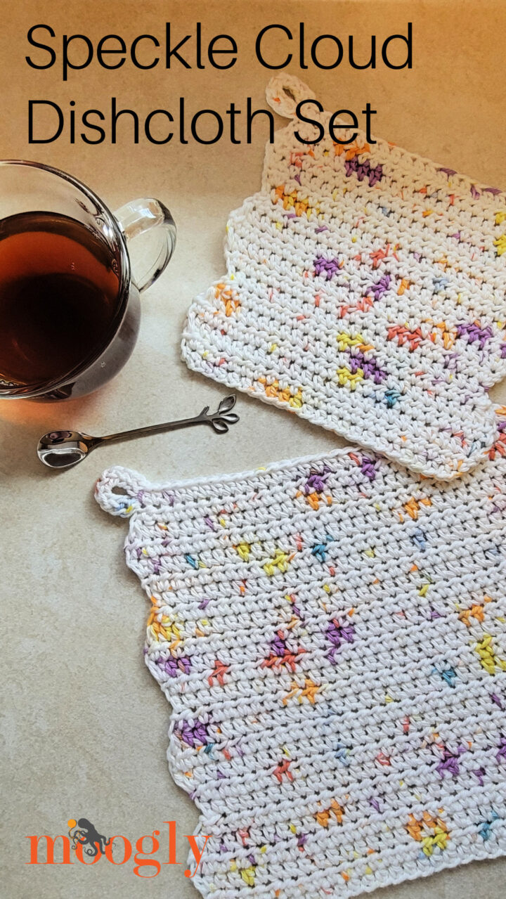 Speckle Cloud Dishcloth Set