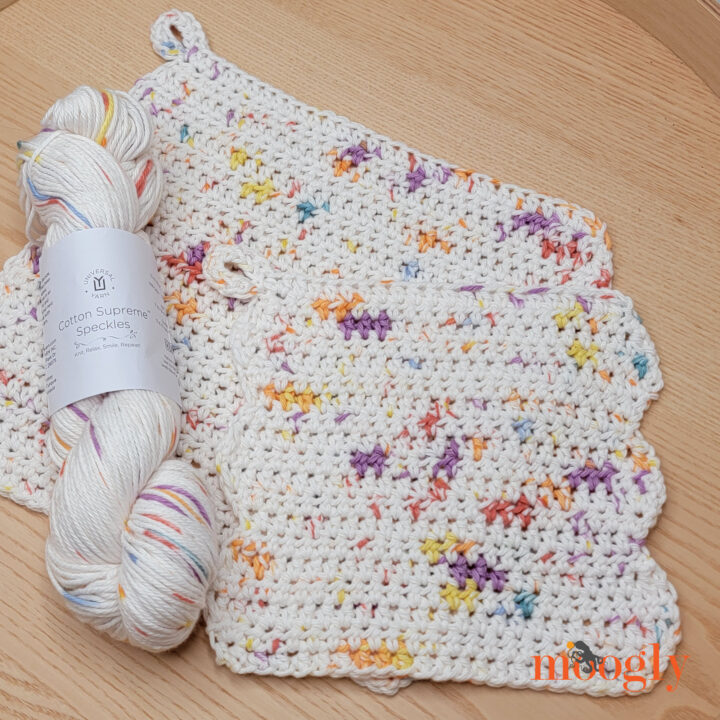Speckle Cloud Dishcloth Set