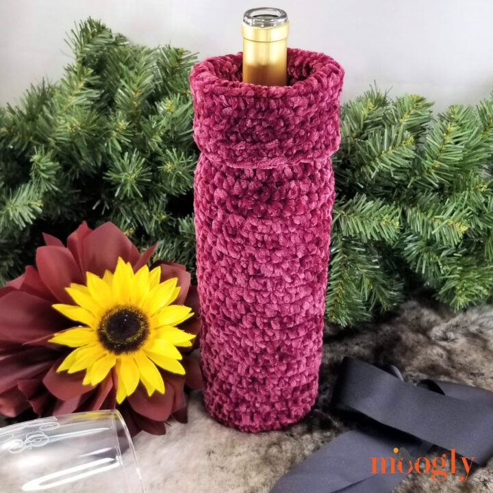 Velvet Luxe Wine Bag