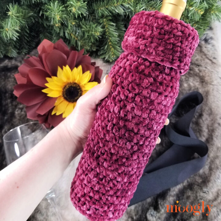 Velvet Luxe Wine Bag