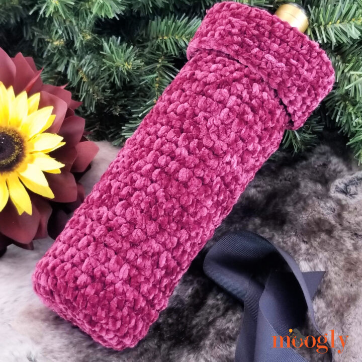 Velvet Luxe Wine Bag