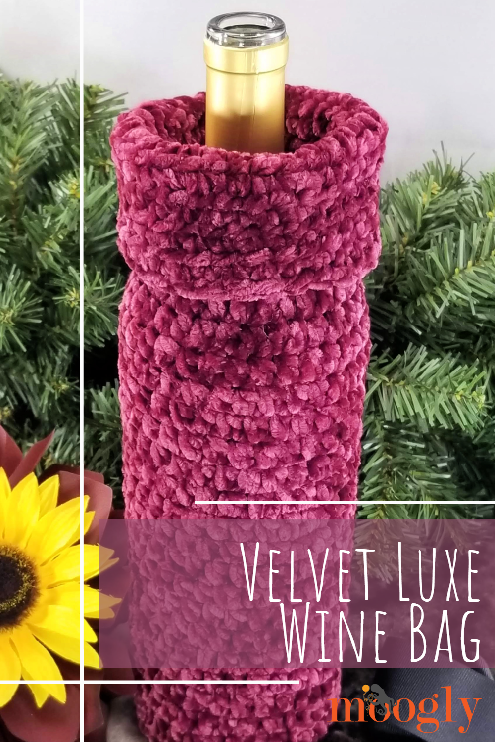 Velvet Luxe Wine Bag