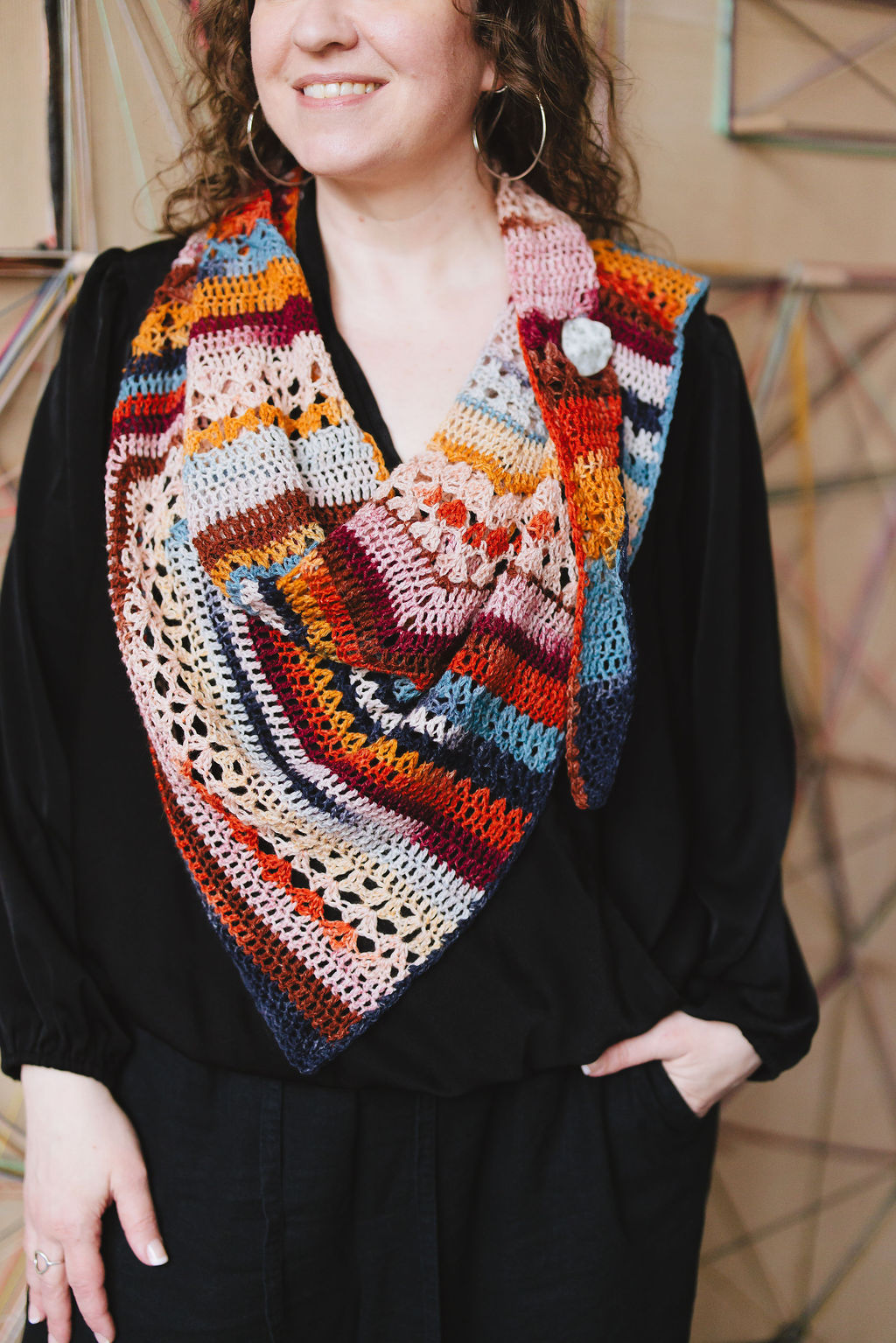 Sideways Sampler Shawl - Part 4