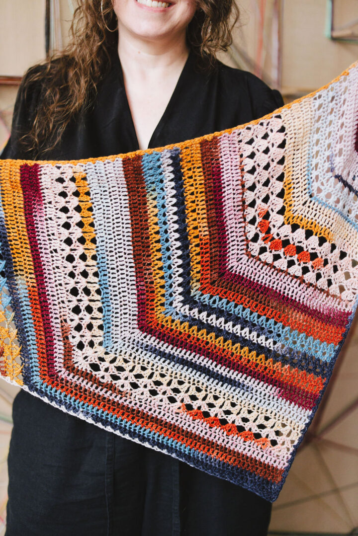 Sideways Sampler Shawl - Part 4