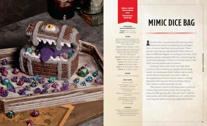 Dungeons & Dragons Crochet by Stacy King Review and Giveaway