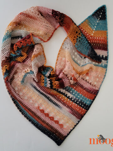 thumbnail image 2 of White Deer Water Ripple Infinity Scarf – Unisex Cowl Wrap, Soft Viscose, Multicolor Print 2 of 5