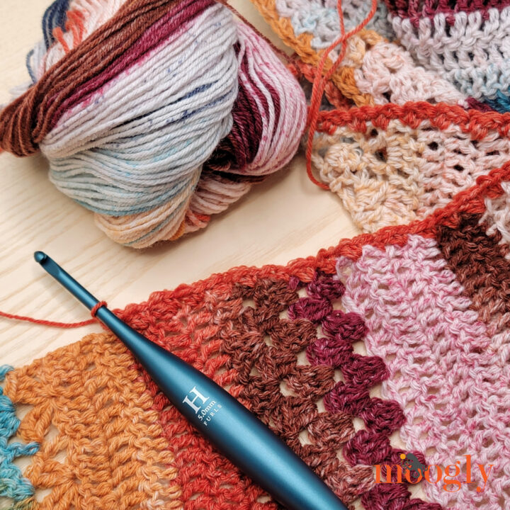Sideways Sampler Shawl - WIP 3