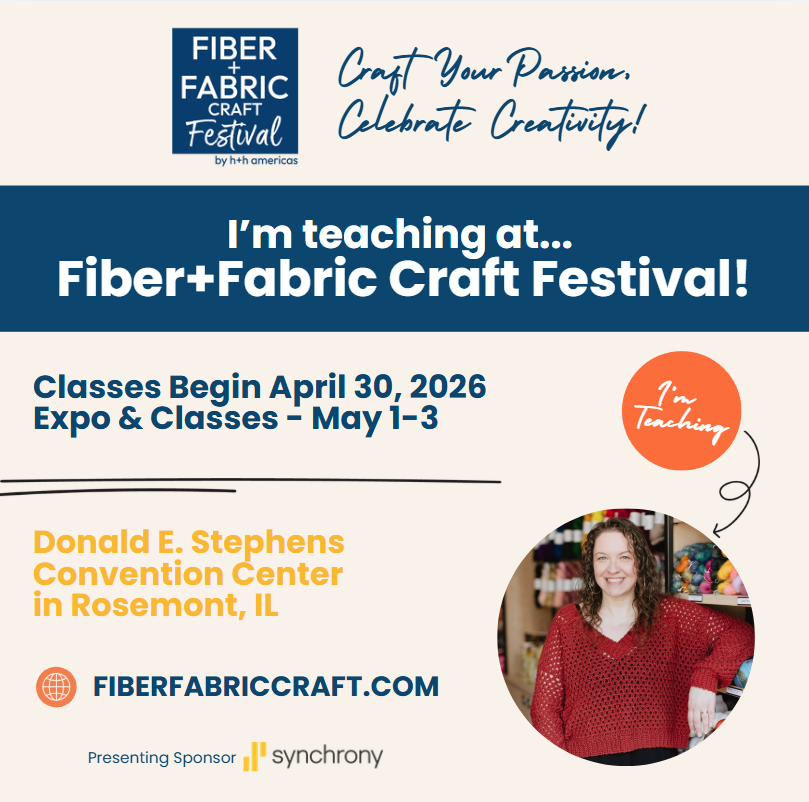Fiber + Fabric Craft Festival - April 30 - May 3, 2026