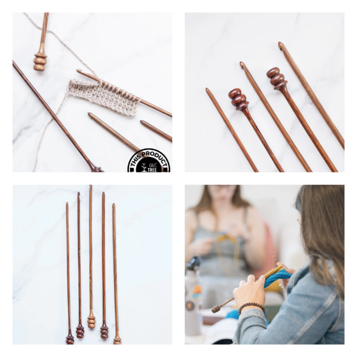 Tunisian Crochet Hooks in Laurel