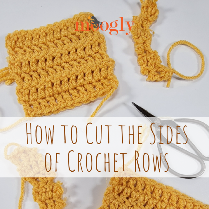 How to Cut the Sides of Crochet Rows