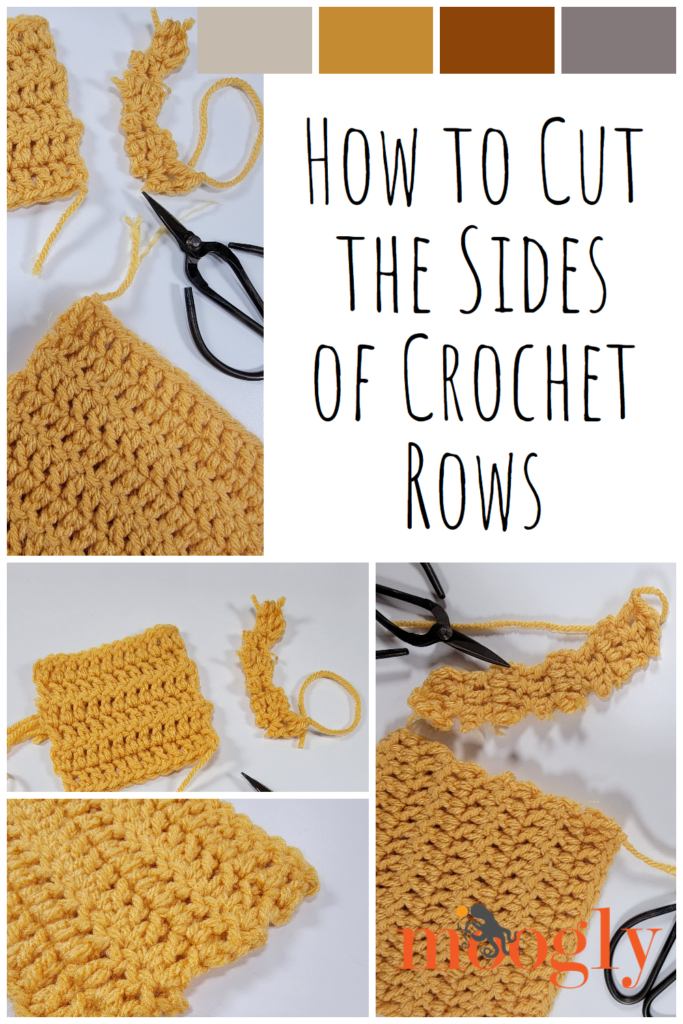How to Cut the Sides of Crochet Rows