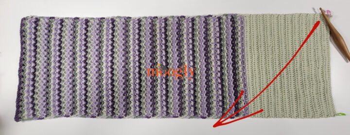 Ridgeline Stripes Crochet Cowl