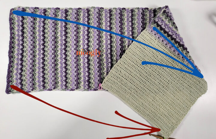 Ridgeline Stripes Crochet Cowl