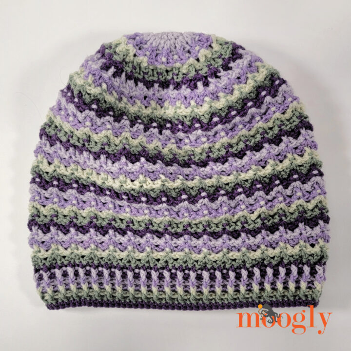 Ridgeline Stripes Crochet Hat