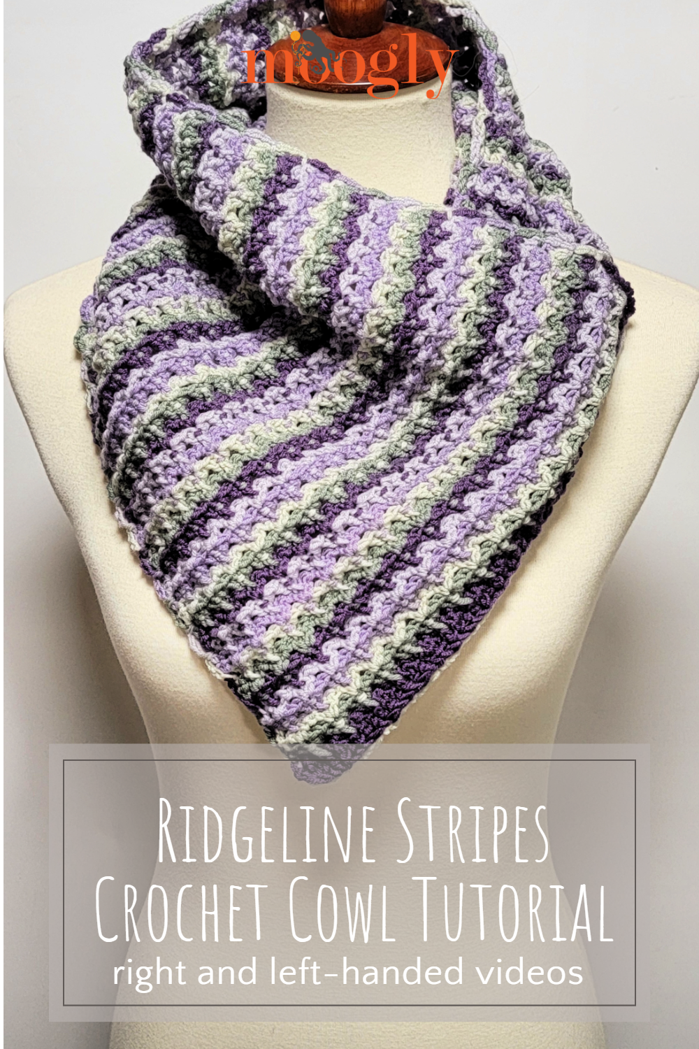 Ridgeline Stripes Crochet Cowl Tutorial