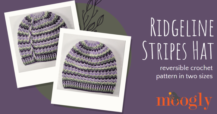 Ridgeline Stripes Crochet Hat