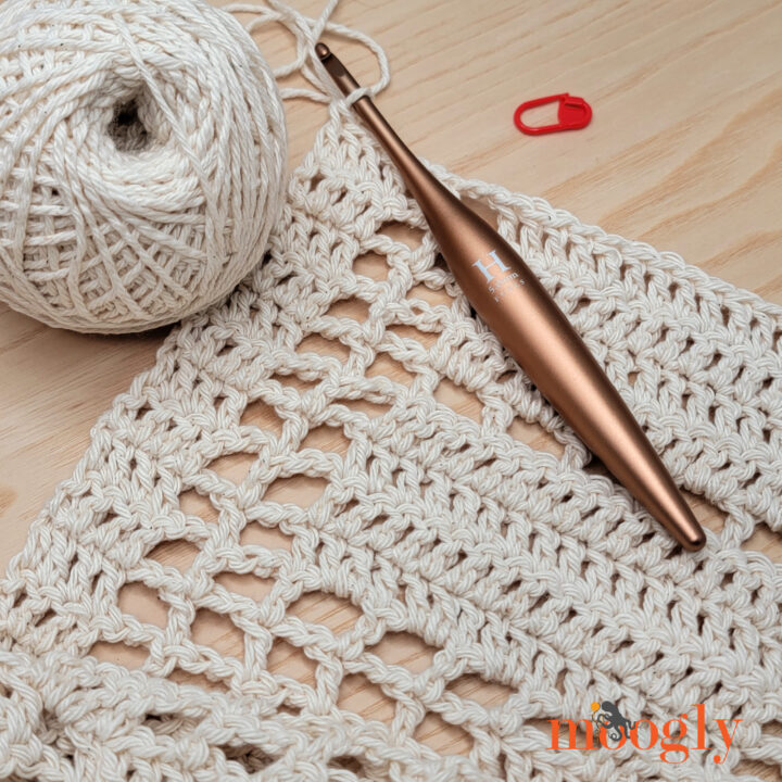 Mix and Match Holiday Filet Table Runner WIP
