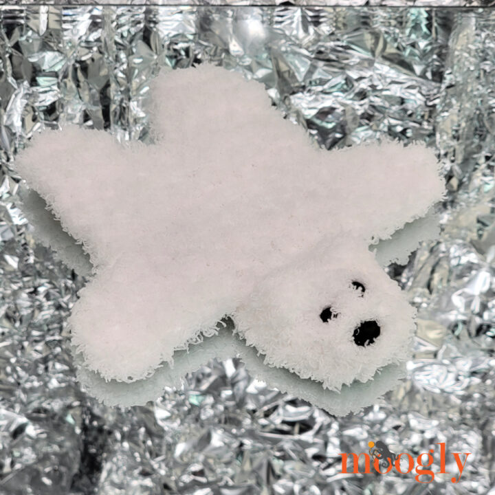 Polar Bearskin Mug Rug